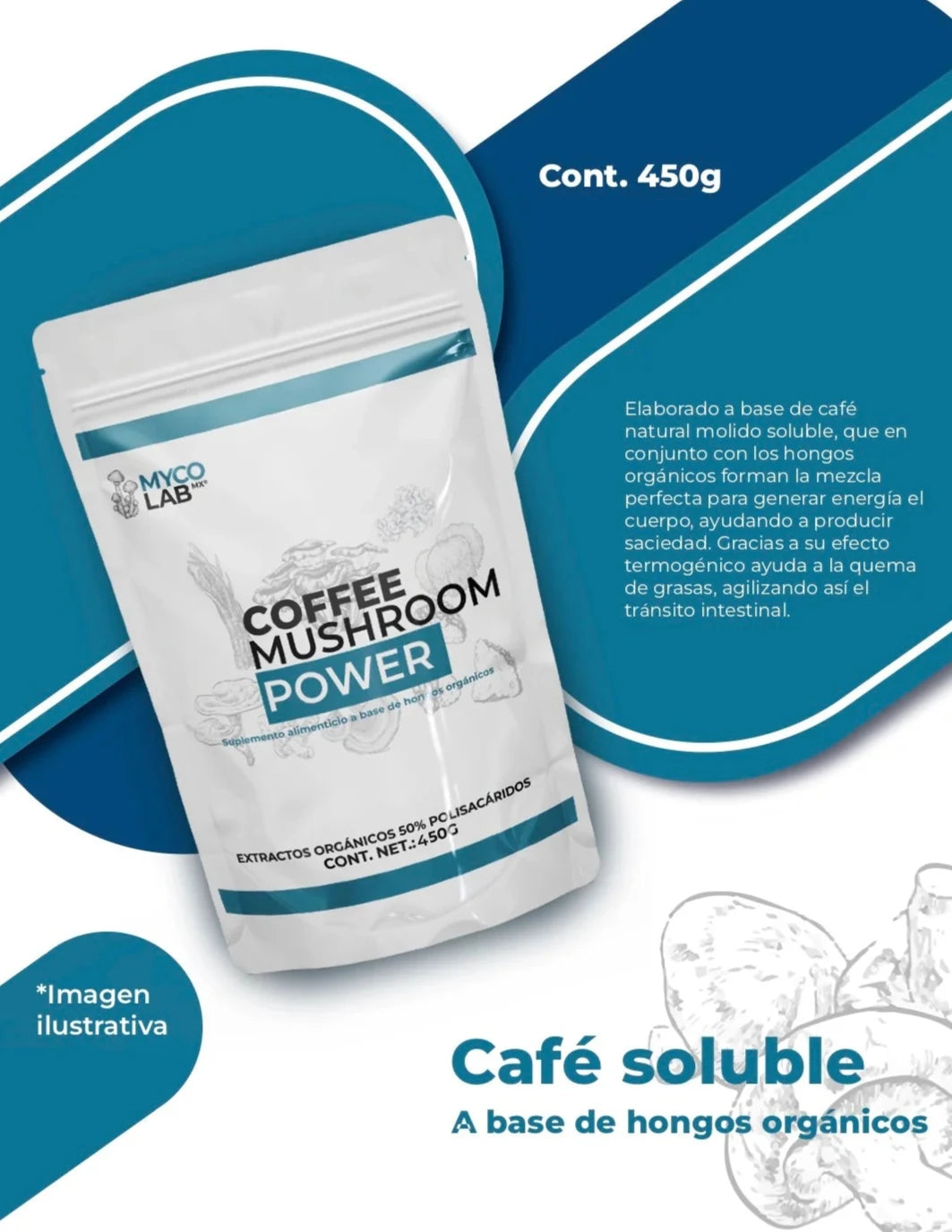 Coffe Mushroom Power